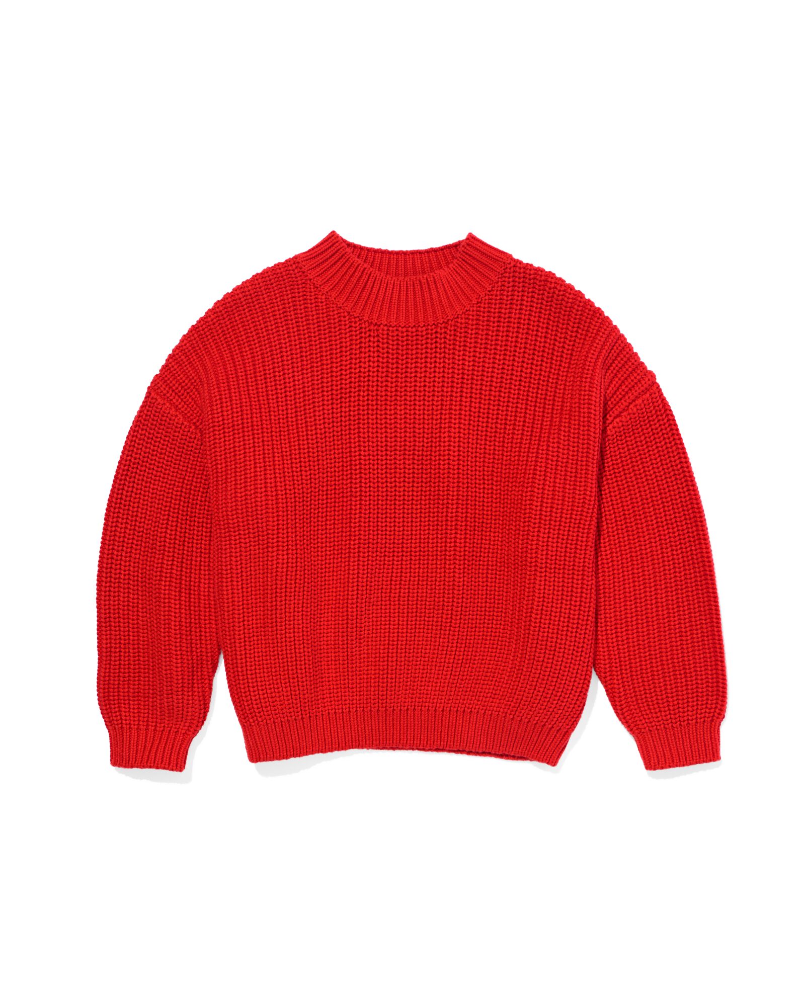 pull enfant en maille ray&eacute; rouge - 30842467RED - HEMA