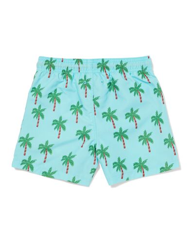 Kinderbadehose mit Palmen aqua aqua - 22260645AQUA - HEMA