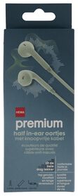 oortelefoon half in-ear premium mint - 39620028 - HEMA