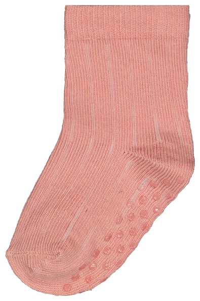 baby sokken met bamboe - 5 paar roze - 1000028749 - HEMA