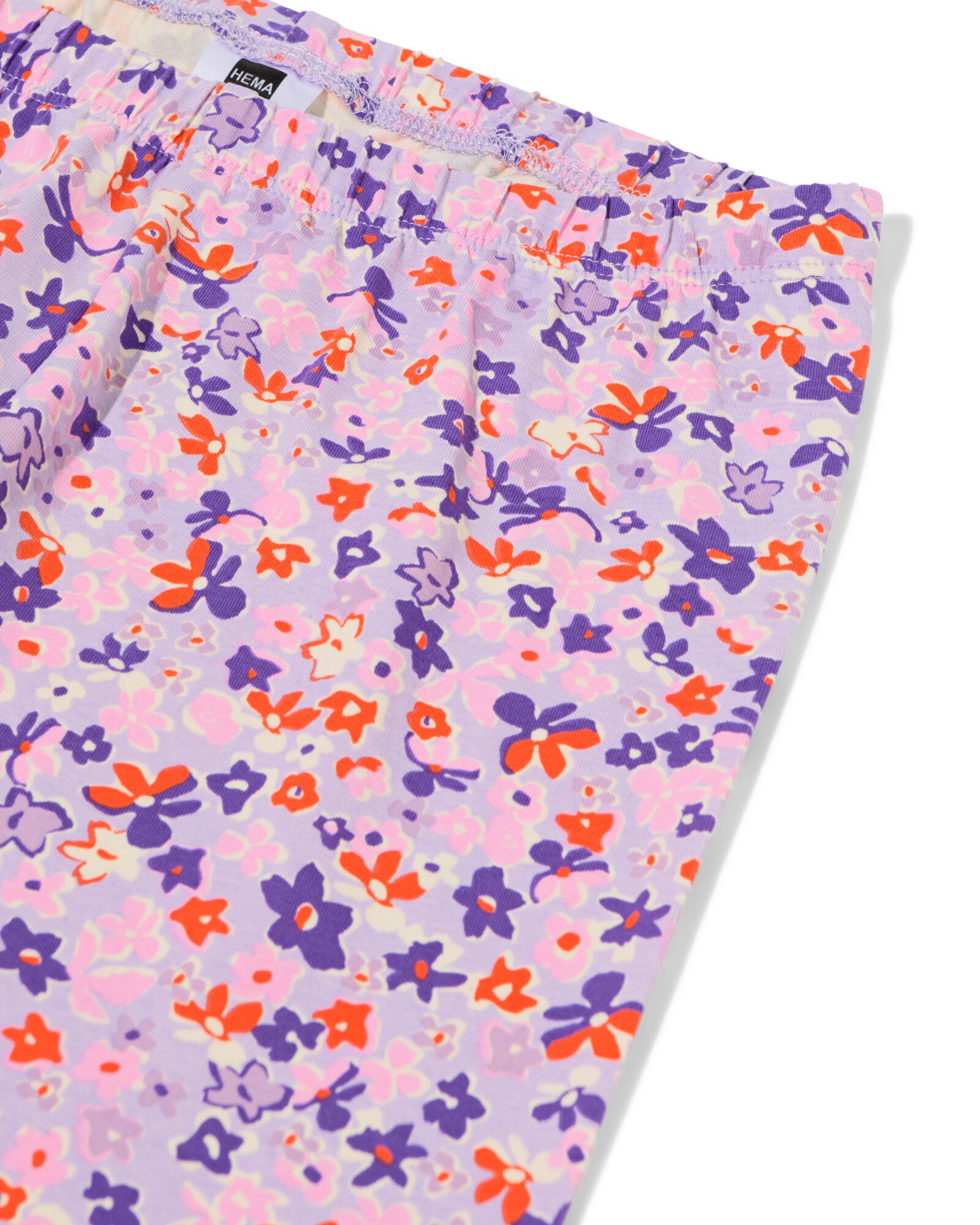 Kinderpyjama Blumen lila lila - 23000640LILAC - HEMA
