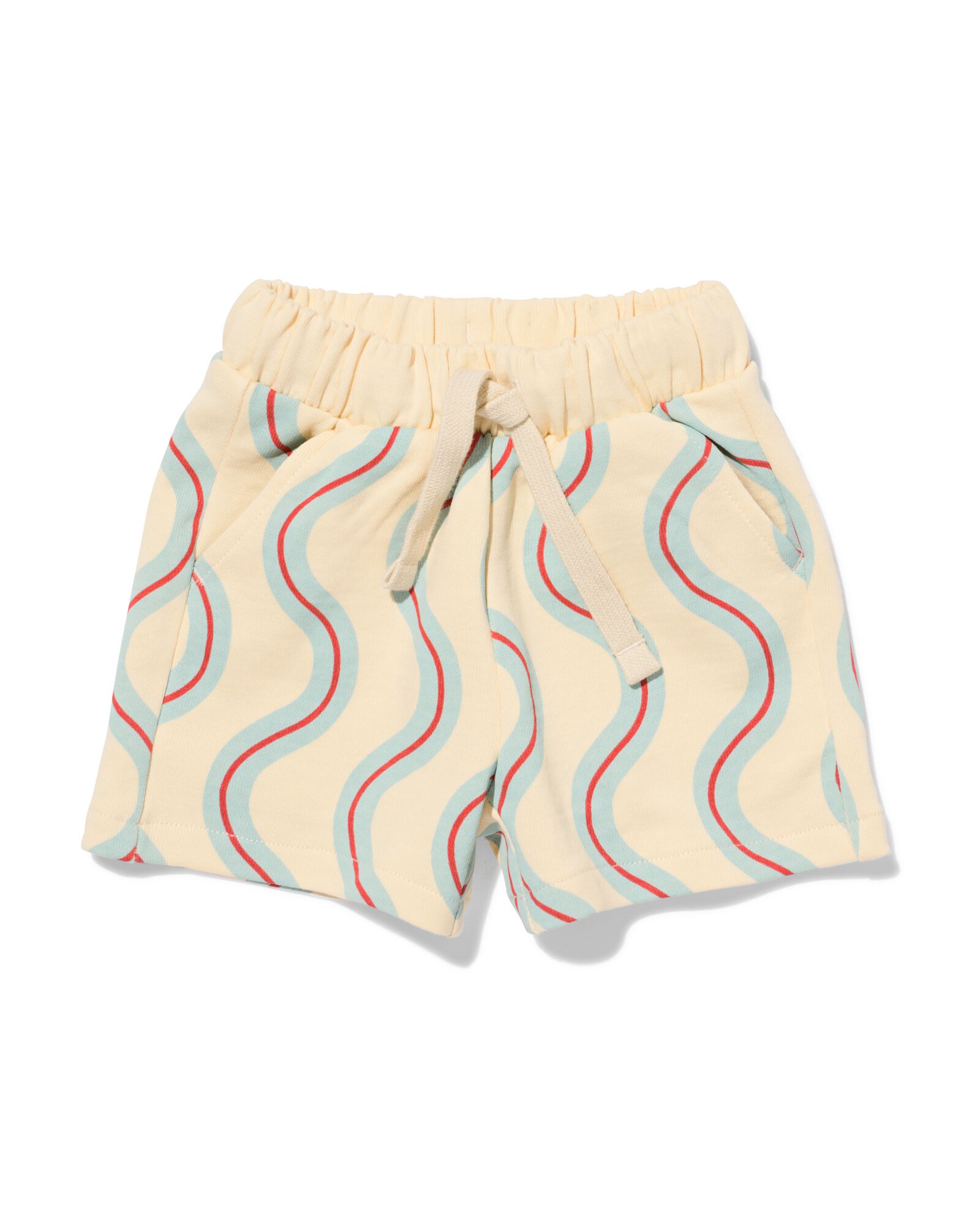 short b&eacute;b&eacute; coupe confortable tissu molletonn&eacute; abstrait &eacute;cru &eacute;cru - 33189670ECRU - HEMA
