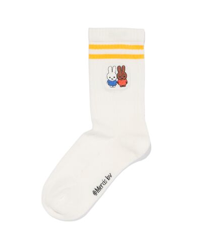 Miffy-Socken Melanie mit Blumen f&uuml;r Kinder und Erwachsene eierschalenfarben eierschalenfarben - 4120690OFFWHITE - HEMA