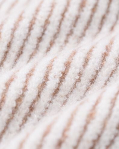 Kinderpullover aus Rippenstrick mit Streifenmuster braun braun - 30702701BROWN - HEMA