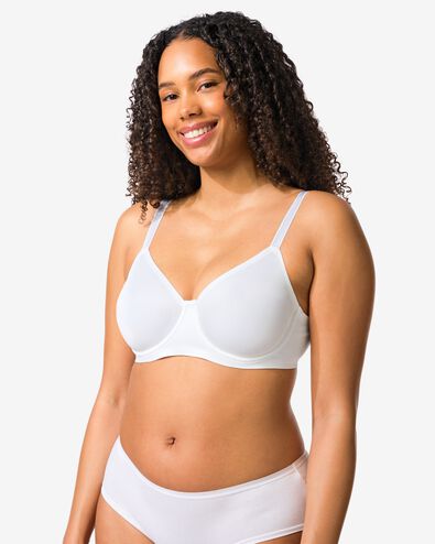 Nicht vorgeformter BH mit B&uuml;gel  wei&szlig; wei&szlig; - 21805950WHITE - HEMA