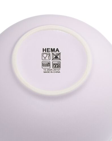 Sch&auml;lchen ⌀ 10 cm Steingut Mattrosa - 9650386 - HEMA