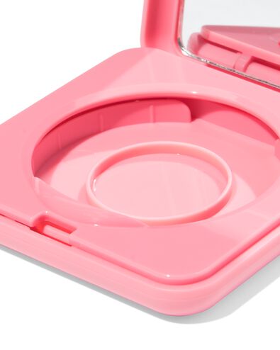 hervulbaar poederdoosje voor blush of highlighter roze - 11290427 - HEMA