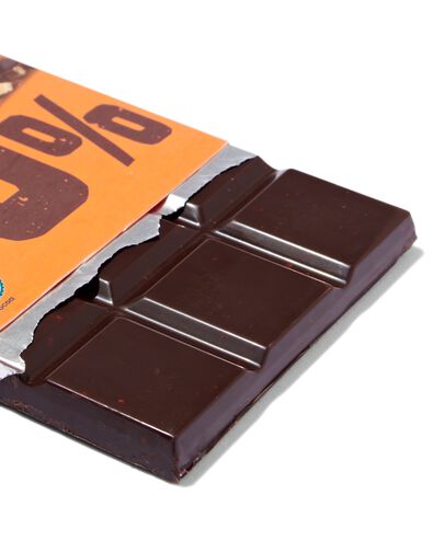 chocoladereep 70% puur amandel sinaasappel 90gram - 10350040 - HEMA
