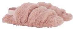 slippers maat 40-41 fluffy roze - 61120162 - HEMA