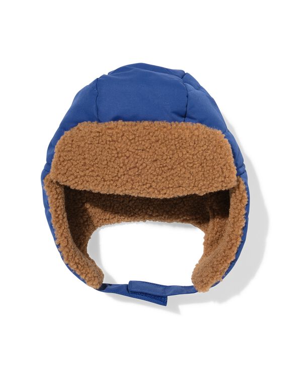 bonnet trappeur enfant bleu bleu - 16700240BLUE - HEMA