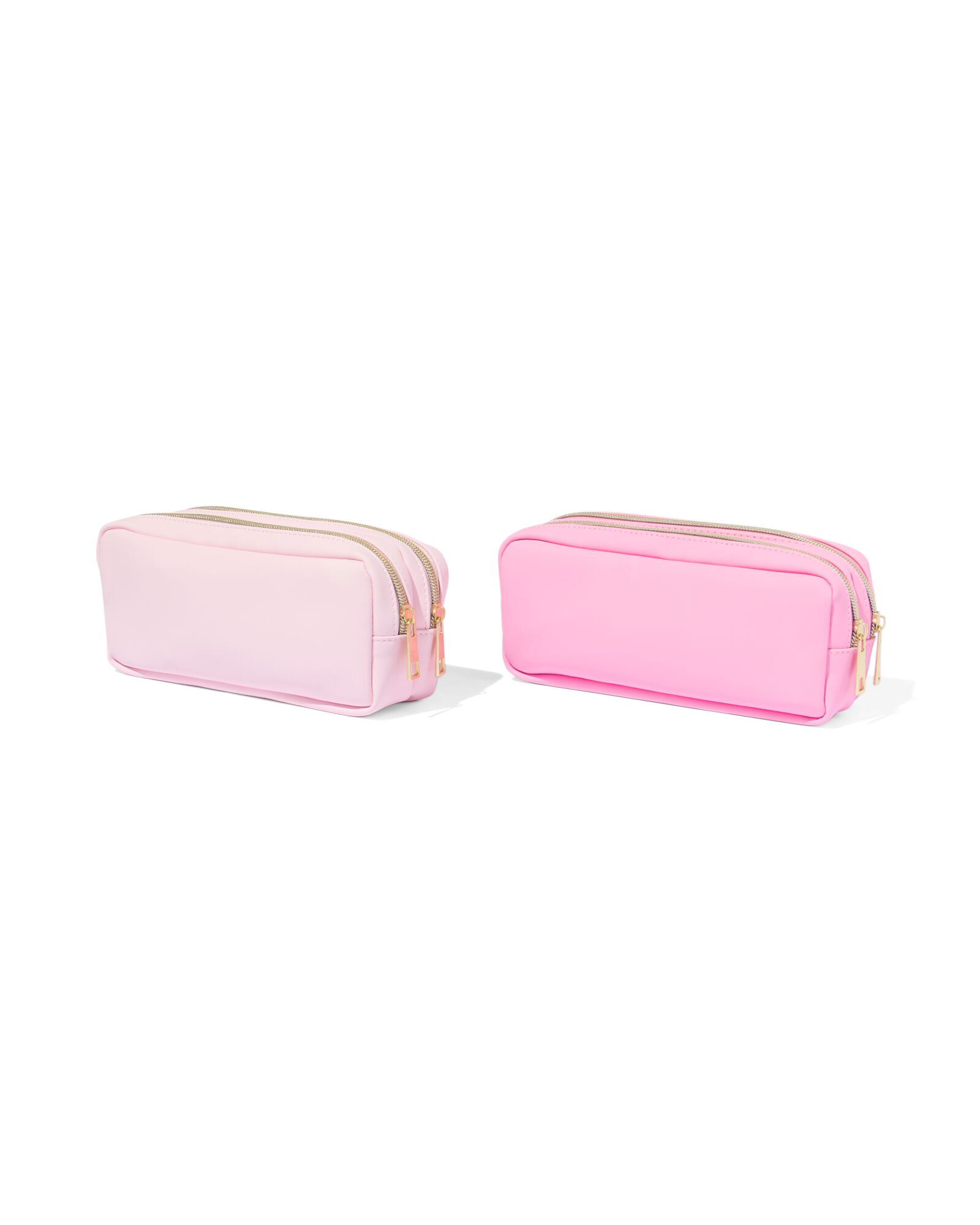 etui roze dubbele rits  - 14460080 - HEMA