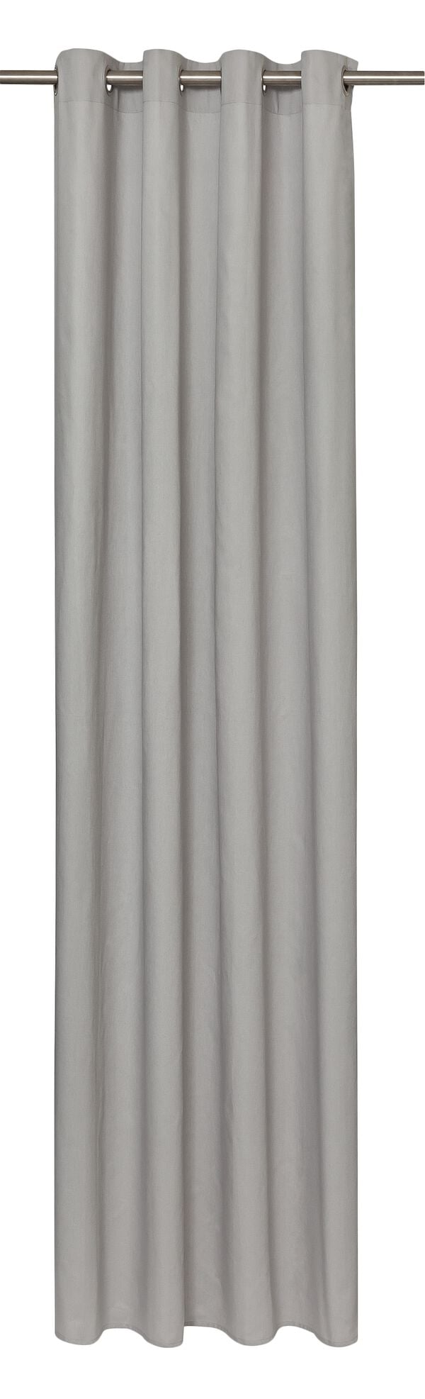 rideau pr&ecirc;t-&agrave;-poser avec anneaux gris - 7632118 - HEMA