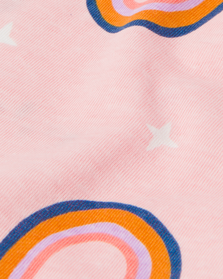 kinder shortama regenboog met poppennachtshirt lichtroze lichtroze - 1000030188 - HEMA
