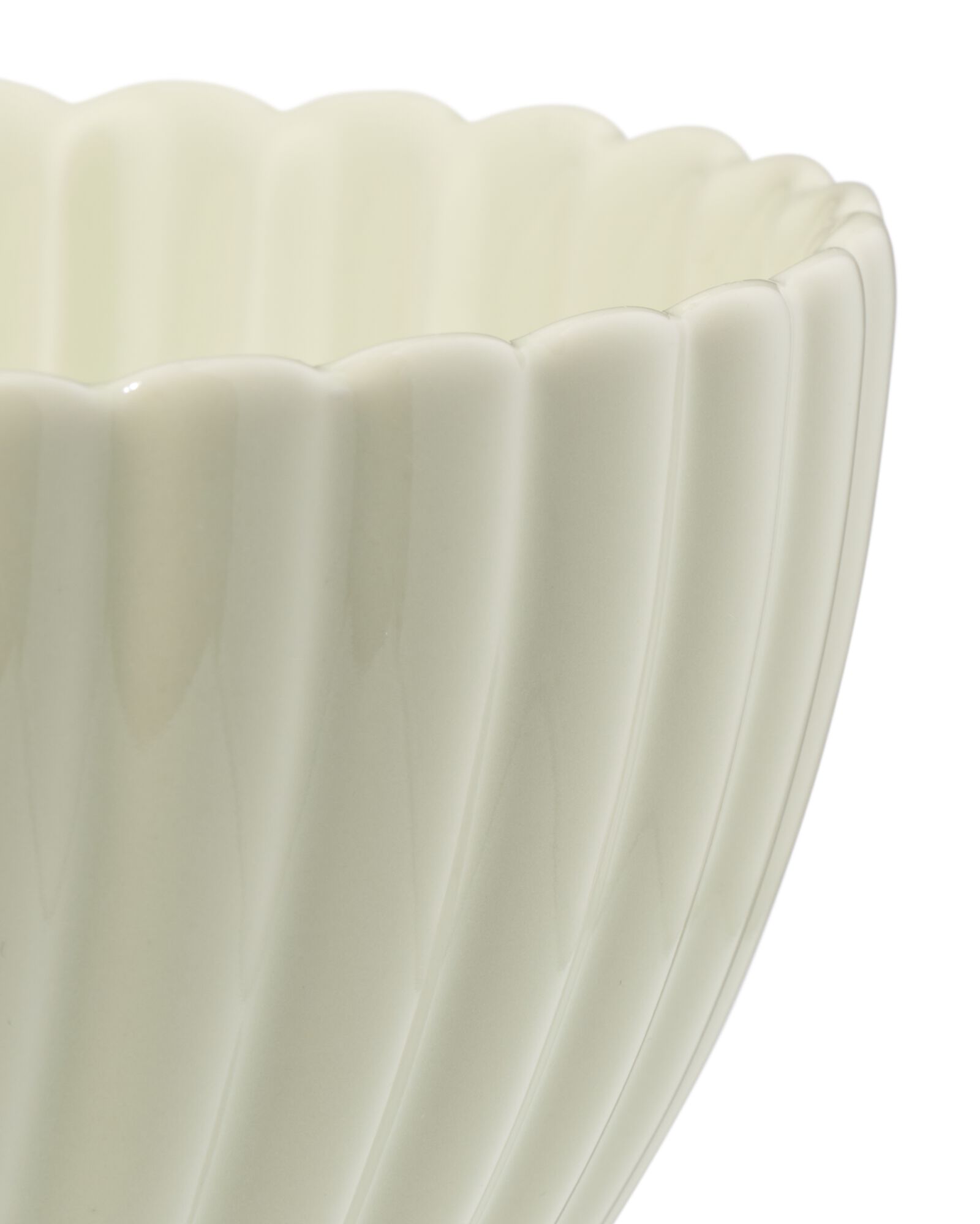 bol &Oslash;12cm Trend fa&iuml;ence verte fleur - 9650344 - HEMA