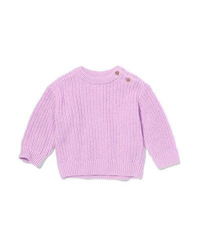pull b&eacute;b&eacute; grosse maille violet violet - 33059170PURPLE - HEMA