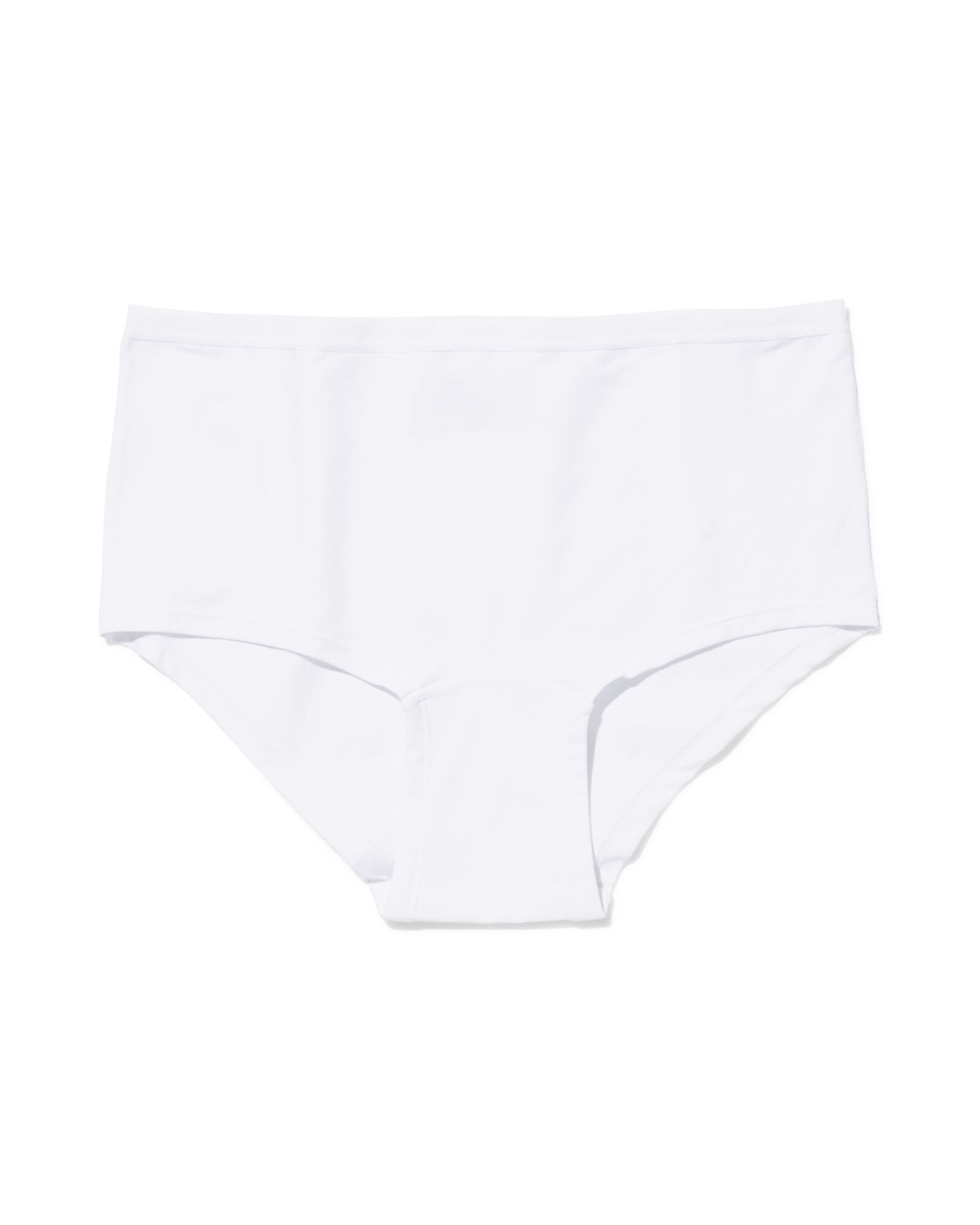 damesboxer perfect comfort katoen  wit - 19611314WHITE - HEMA