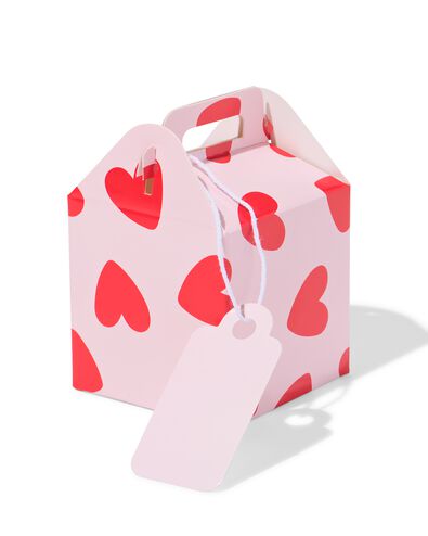 Geschenkschachteln, 5 &times; 5 &times; 5 cm, Herzen &ndash; 6 St&uuml;ck - 14700556 - HEMA
