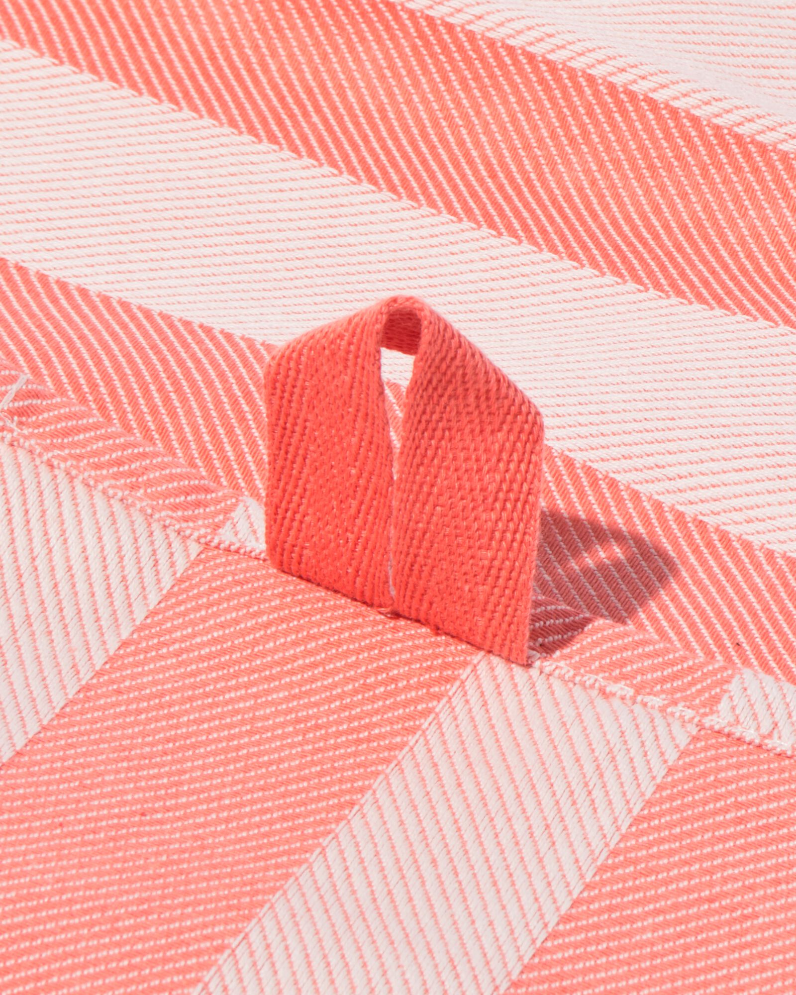 Geschirrtuch, 65 x 65 cm, Baumwolle, korallenrot - 5450041 - HEMA