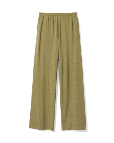 pantalon femme Cora coupe droite vert vert - 36209360GREEN - HEMA