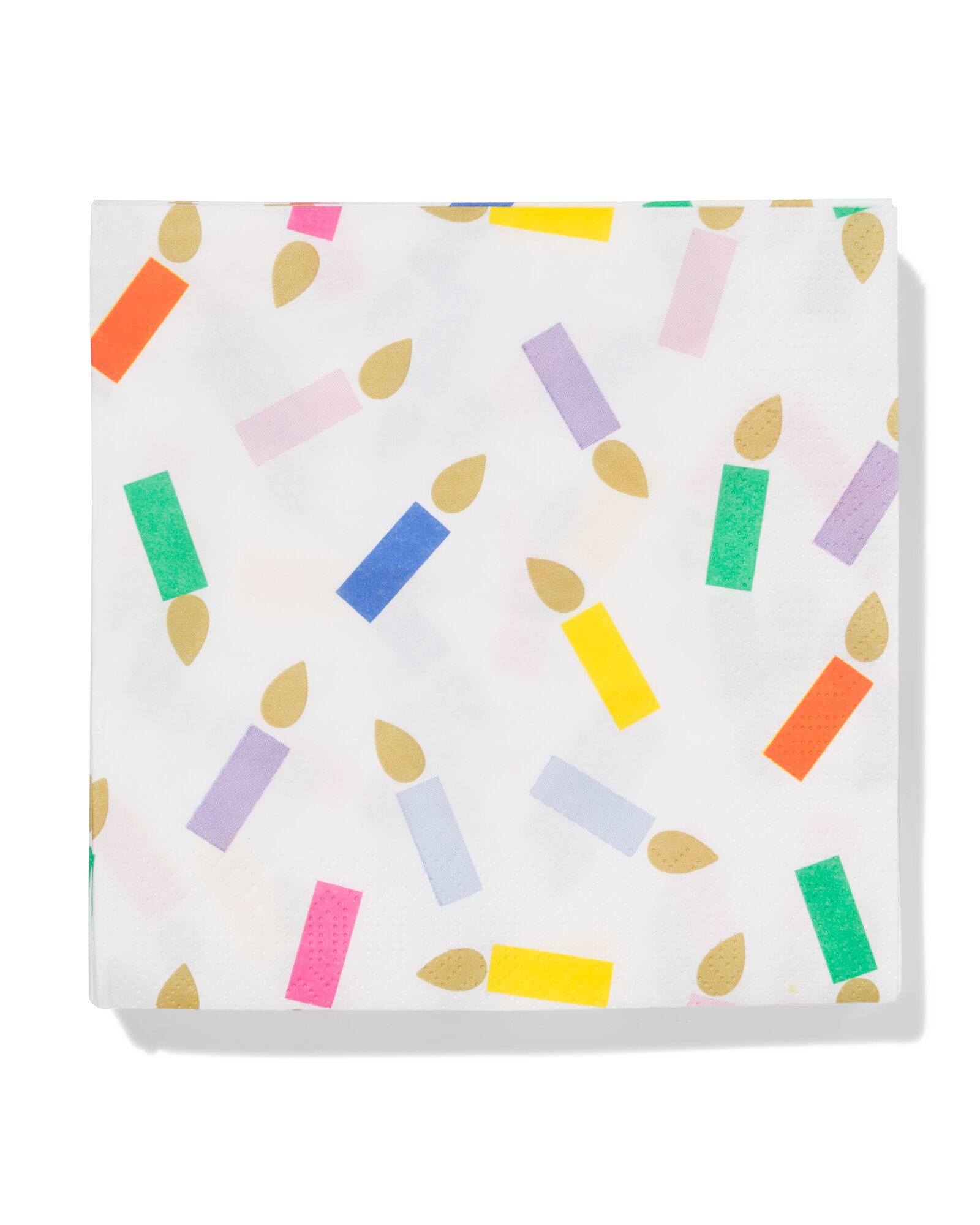 serviettes 33 x 33 cm papier couleur - 20 pi&egrave;ces - 14250329 - HEMA