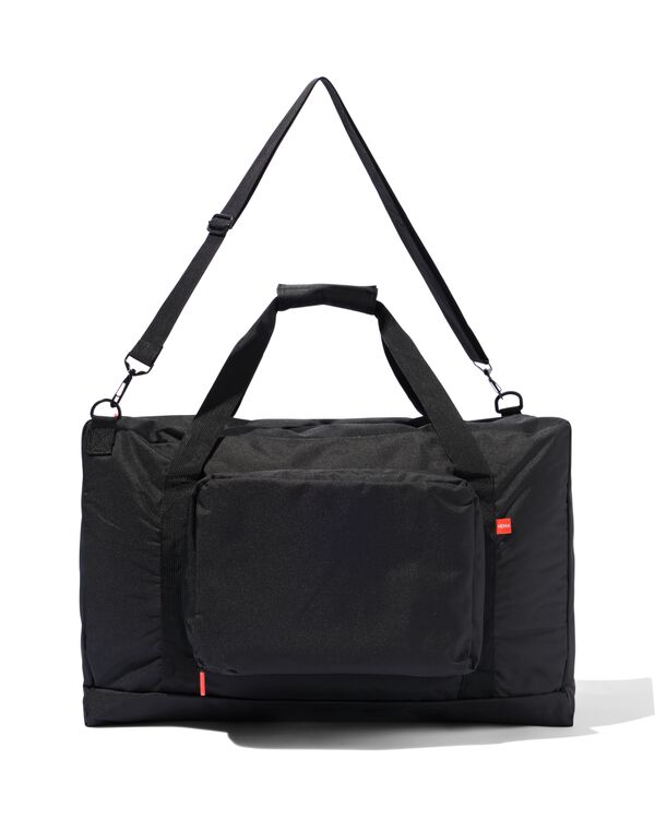 sac &agrave; dos pliant 54x35x19 rpet noir - 18640068 - HEMA