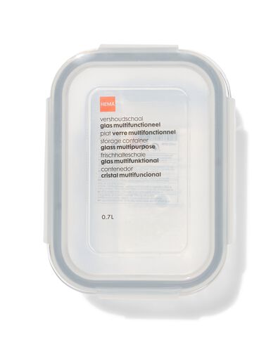 Vorratsglas mit Clipverschluss, 0.7 L - 80810290 - HEMA