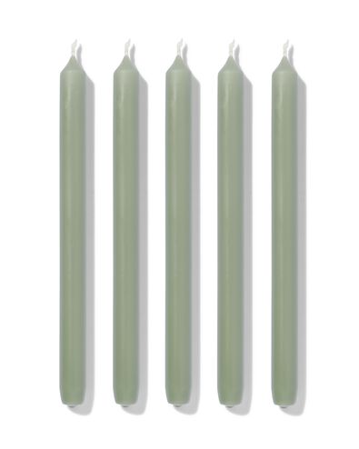 12er-Pack lange Haushaltskerzen, &Oslash; 2.2 x 29 cm, hellgr&uuml;n hellgr&uuml;n 2,2 x 29 - 13503167 - HEMA