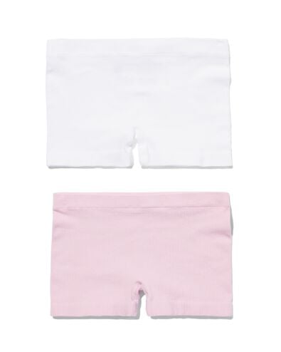 2er-Pack Kinder-Boxershorts, nahtlos, gerippt helllila helllila - 19381130LIGHTPURPLE - HEMA
