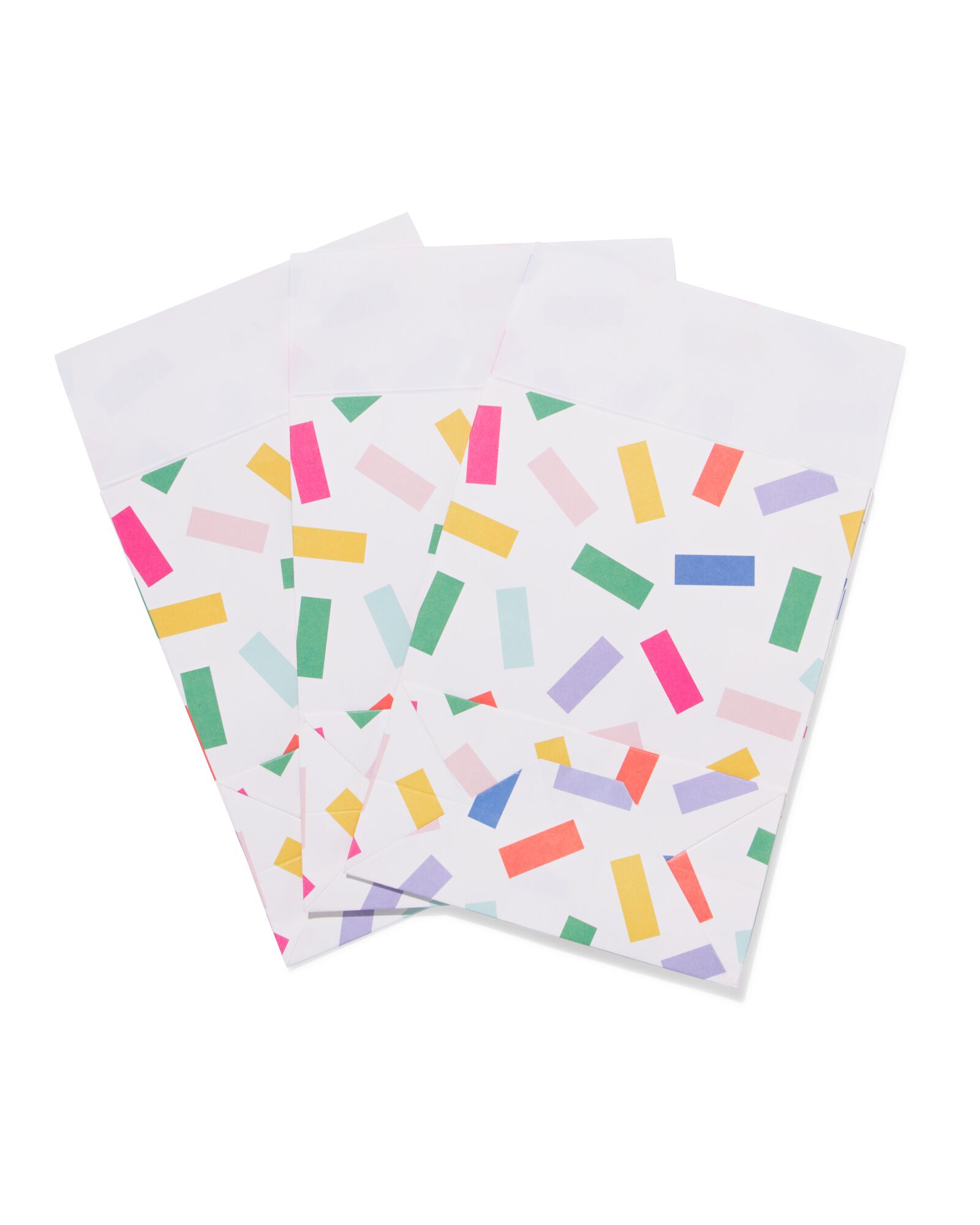 cadeauzakjes S confetti - 3 stuks - 14710297 - HEMA