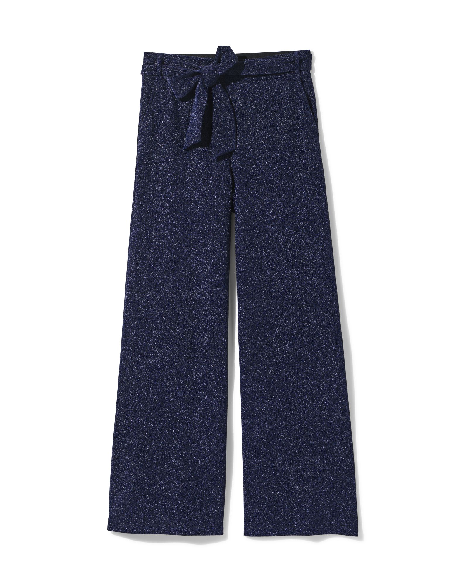 damesbroek Eileen glitter blauw - 36299145BLUE - HEMA