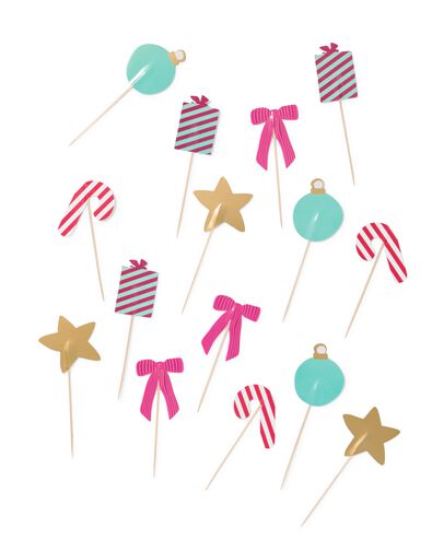 Cocktailspie&szlig;e, 9 cm, Weihnachten &ndash; 6 St&uuml;ck - 25600074 - HEMA