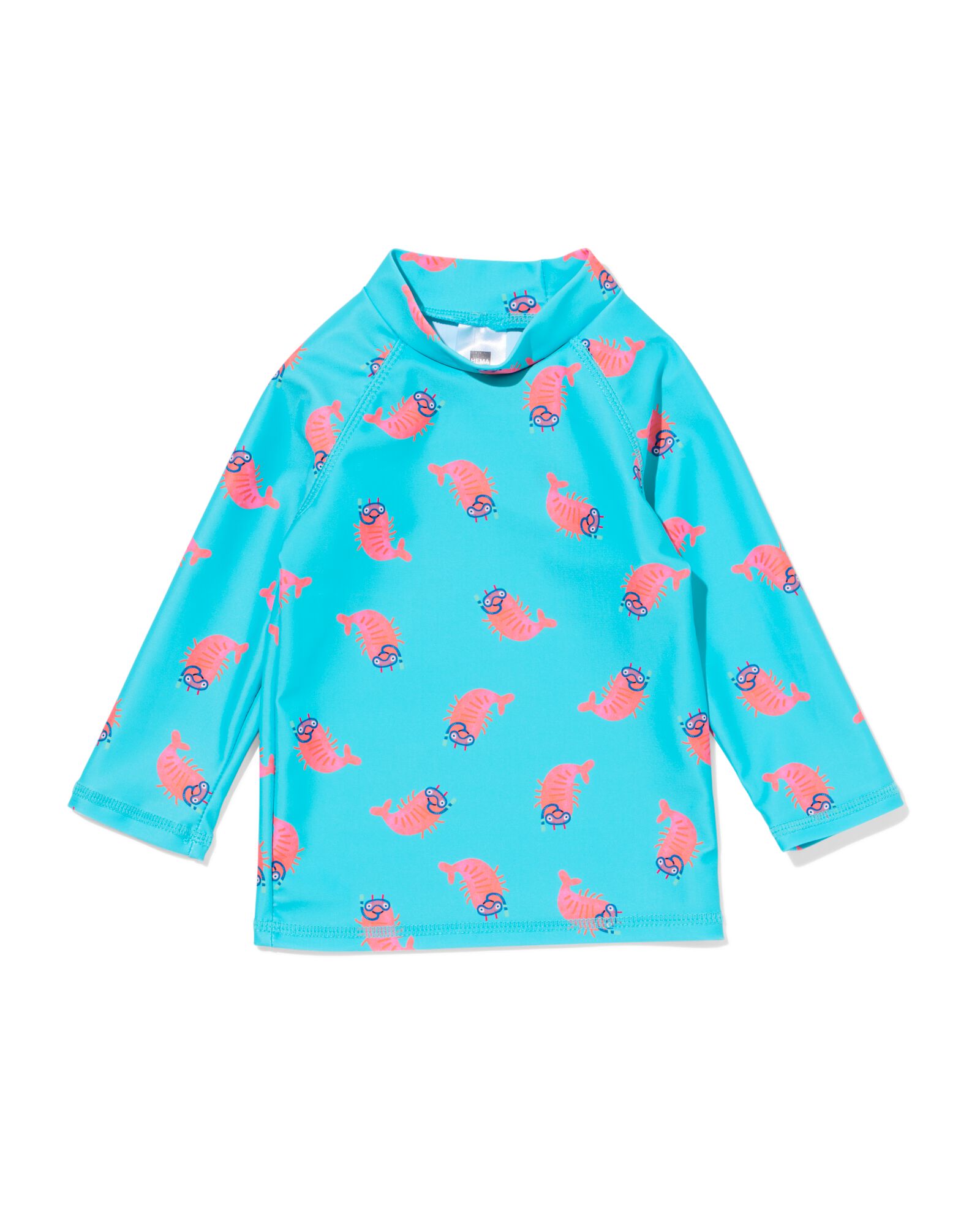 maillot de bain b&eacute;b&eacute; UPF40+ crevettes bleu vif bleu vif - 33200665BRIGHTBLUE - HEMA
