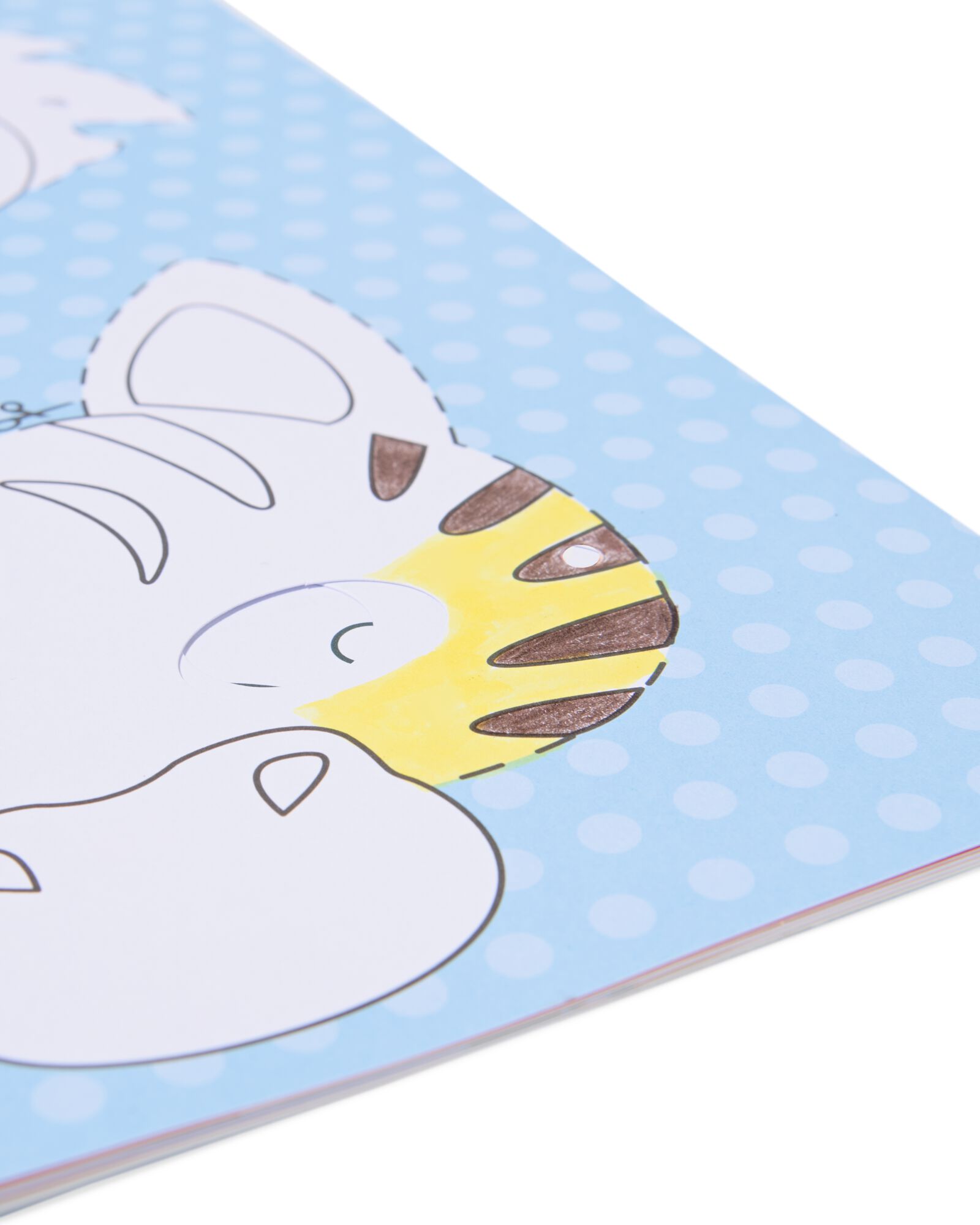 masques &agrave; colorier animaux festifs - lot 16 - 15900361 - HEMA