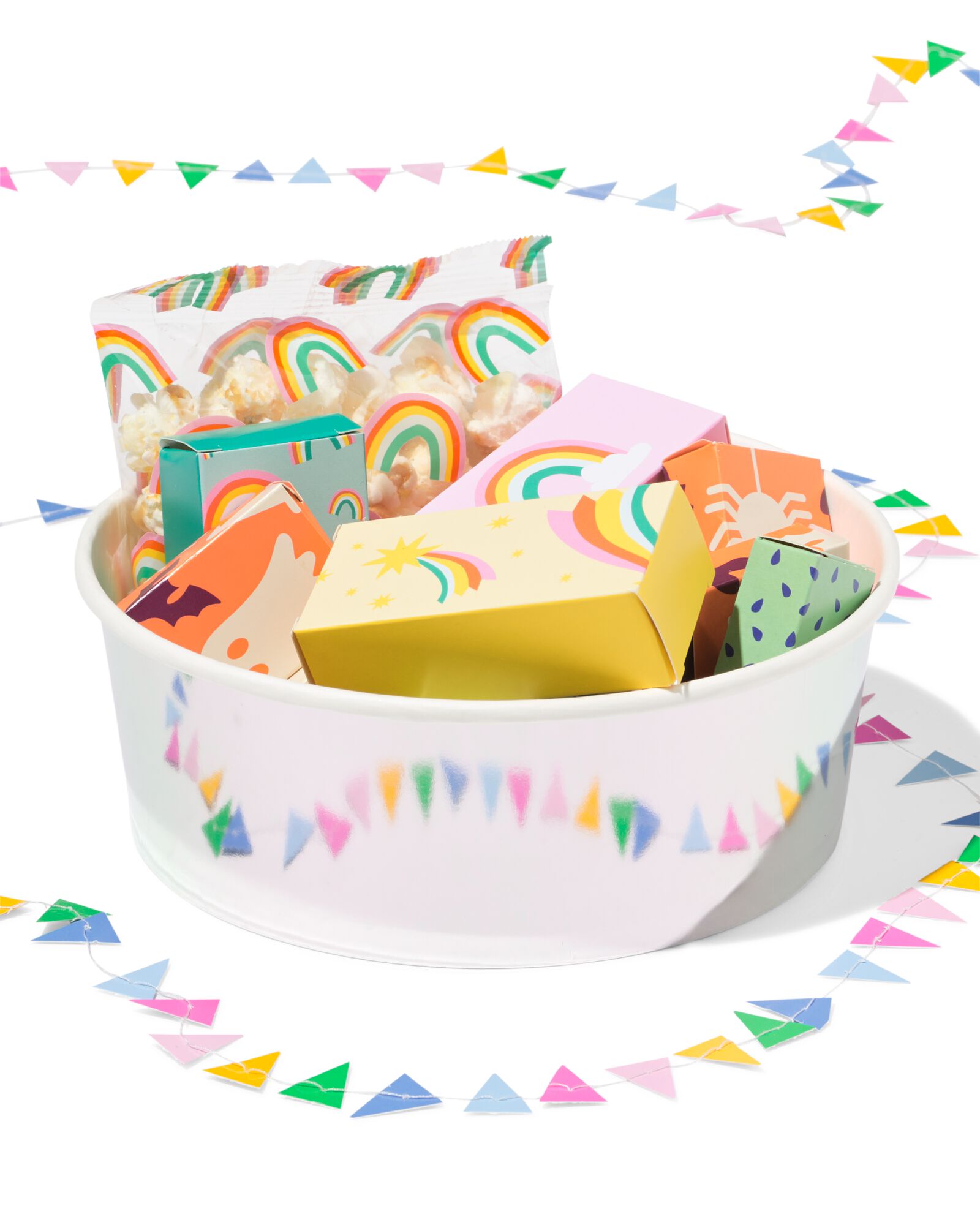 r&eacute;cipient 1300ml papier argent&eacute; - 2 pi&egrave;ces - 14250254 - HEMA