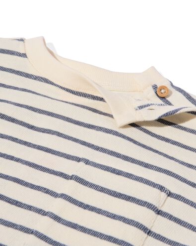 baby T-shirt strepen ecru - 33128670ECRU - HEMA