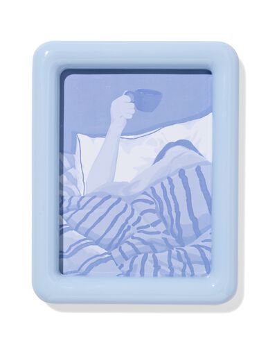 Bilderrahmen 15 x 20 cm, Holz, Hellblau - 13625023 - HEMA