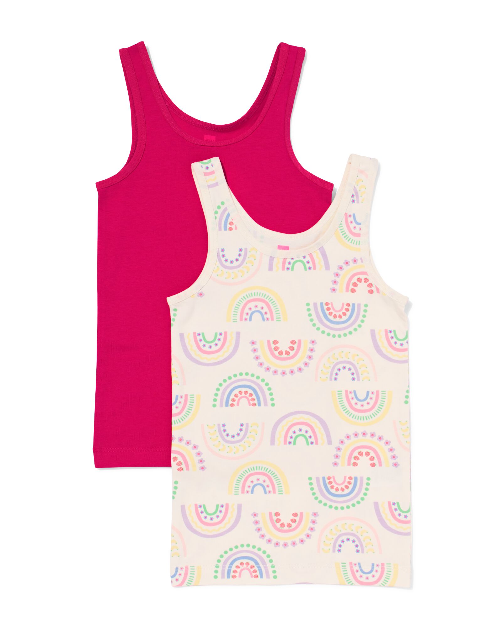 kindersinglets regenboog - 2 stuks multi multi - 19300960MULTI - HEMA