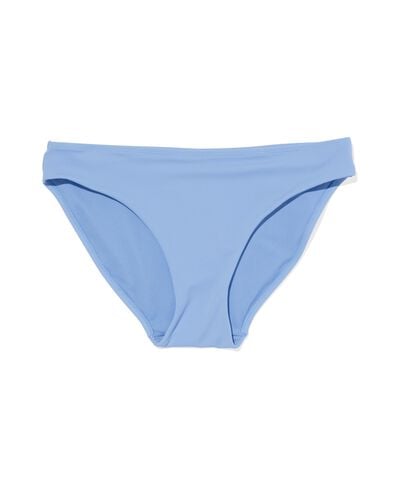 Damen-Bikinislip, mittelhohe Taille hellblau XL - 22351415 - HEMA