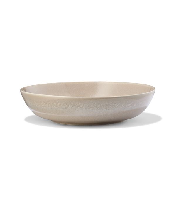 assiette creuse &Oslash;22cm Puur fa&iuml;ence beige - 9650173 - HEMA