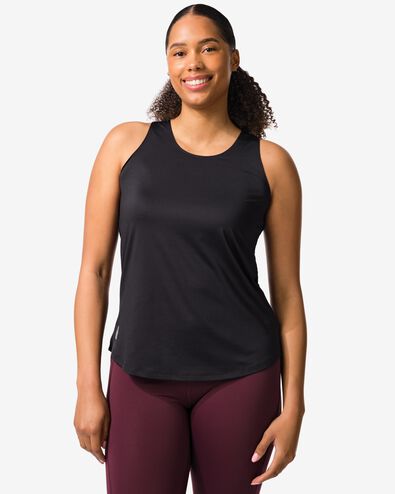 Damen-Sporttop, Loose Fit schwarz schwarz - 36000506BLACK - HEMA