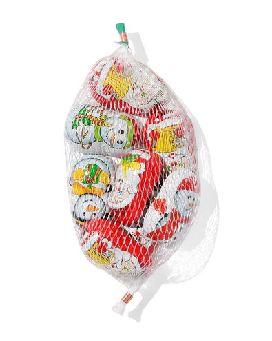 Schoko-Weihnachts- und -Schneem&auml;nner im Netz, 80 g - 24572251 - HEMA