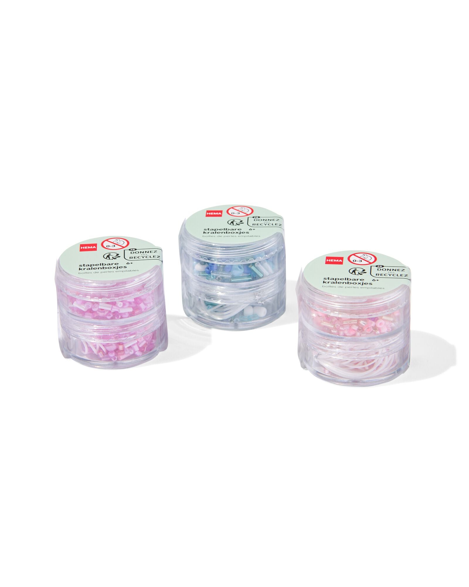 bo&icirc;tes de perles empilables - 15100676 - HEMA