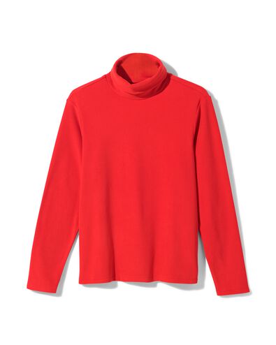 Damen-Thermo-Rollkragenpullover Emilia, Fleece rot - 36239105RED - HEMA