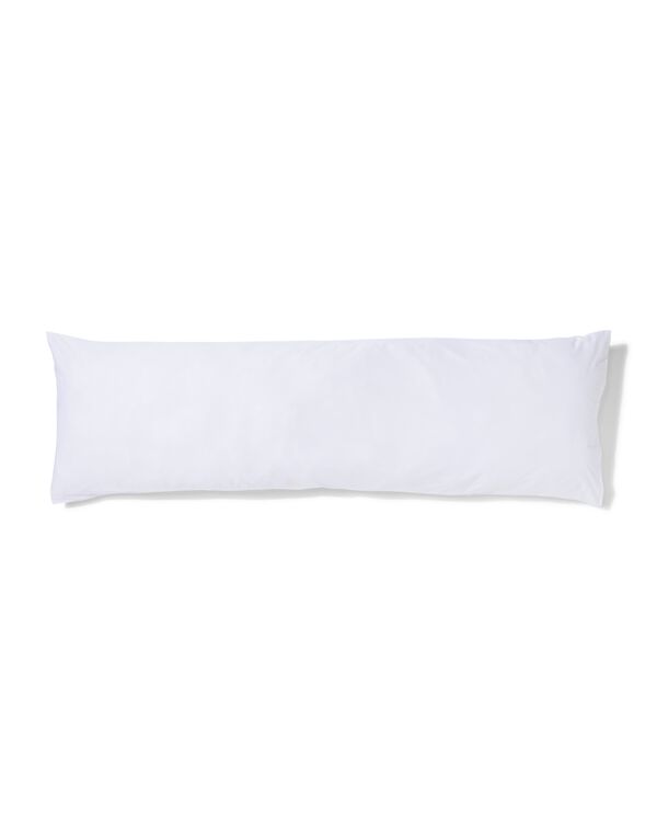 taie d'oreiller 50x160cm coton doux blanc - 5180008 - HEMA