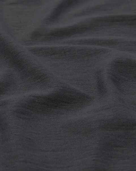 drap-housse coton jersey 180 x 200 cm gris foncé 180 x 200 - 5140007 - HEMA