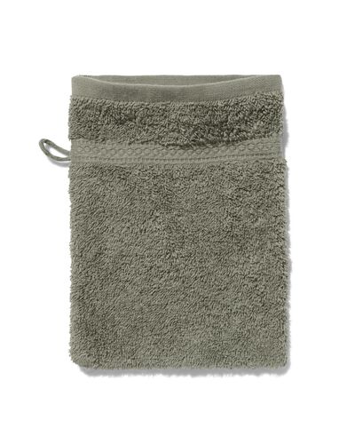 gant de toilette de qualit&eacute; sup&eacute;rieure - gris-vert - 5200700 - HEMA