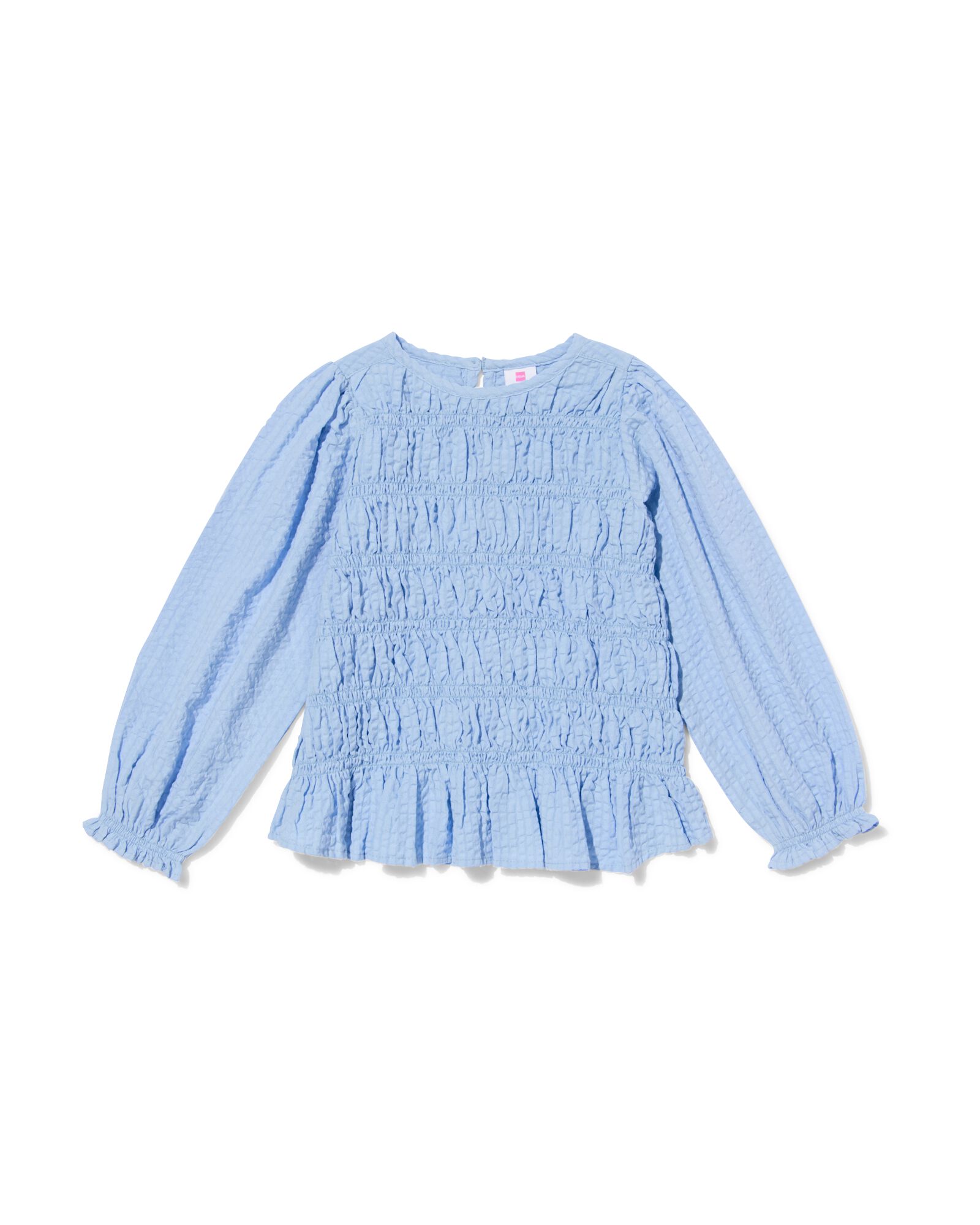 blouse enfant smock bleu - 30874006BLUE - HEMA