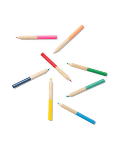crayons de couleur bois- 8 pi&egrave;ces - 14250405 - HEMA