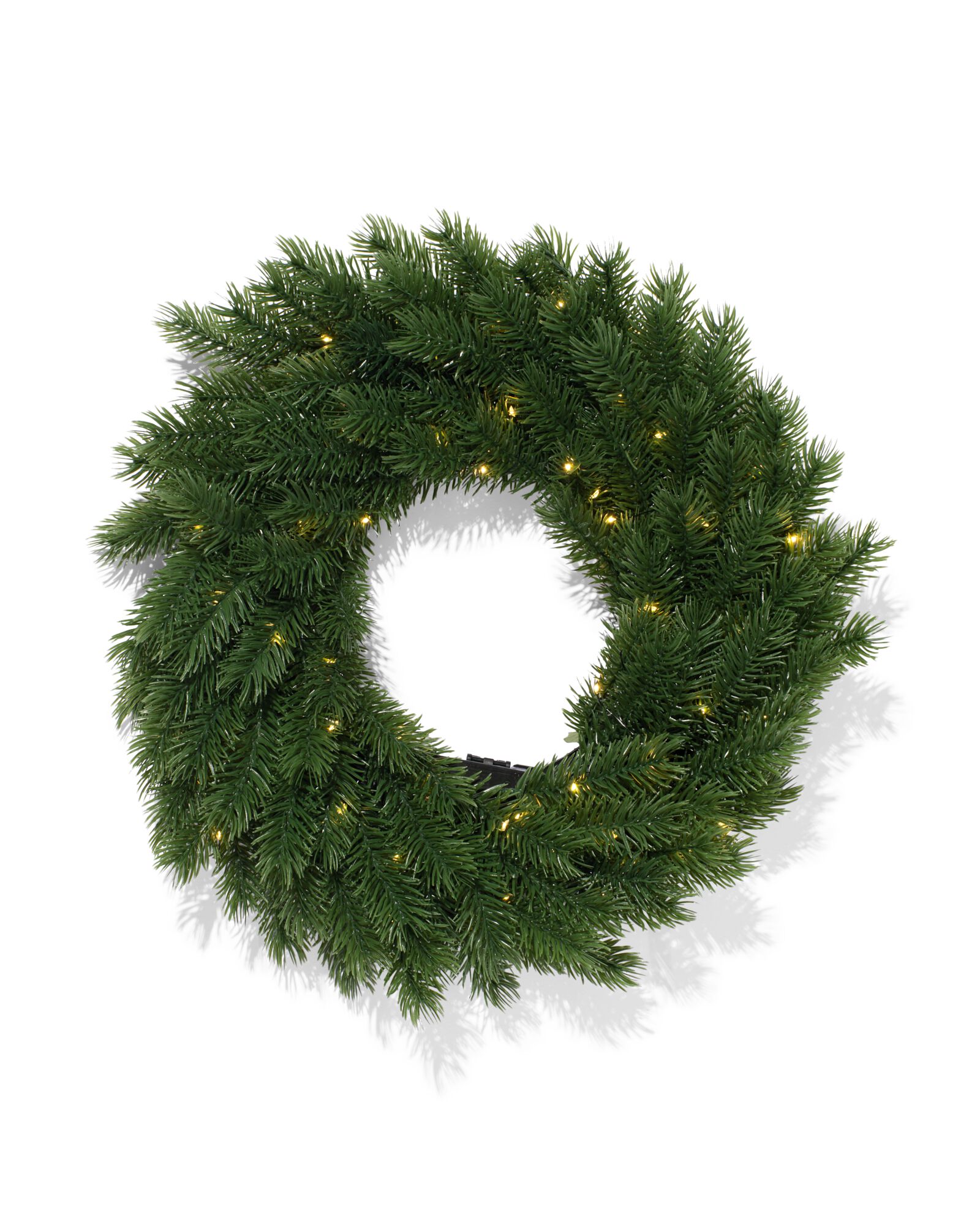 Couronne de No&euml;l avec lumi&egrave;res  - 25510029 - HEMA