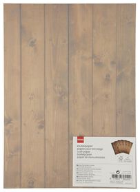 5er-Pack Bastelpapier, Holz - 15940115 - HEMA
